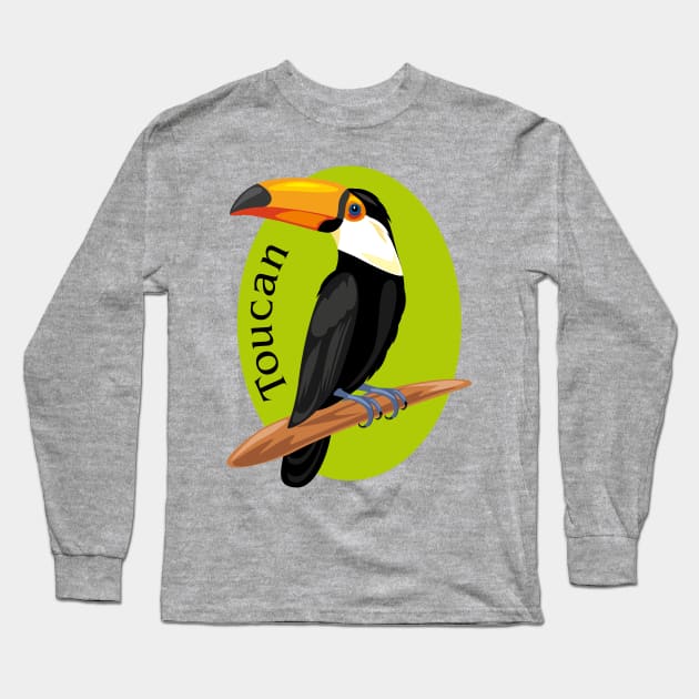 Proud toucan Long Sleeve T-Shirt by teddy2007b